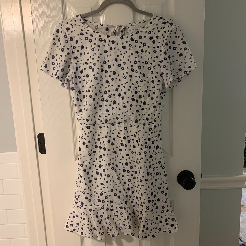 Princess Polly White and Blue Dress